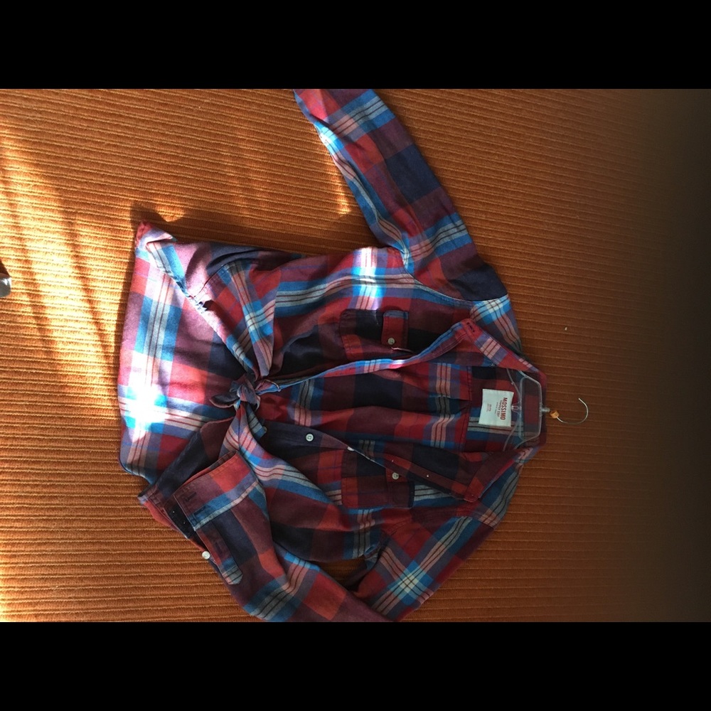 Flannel button down!